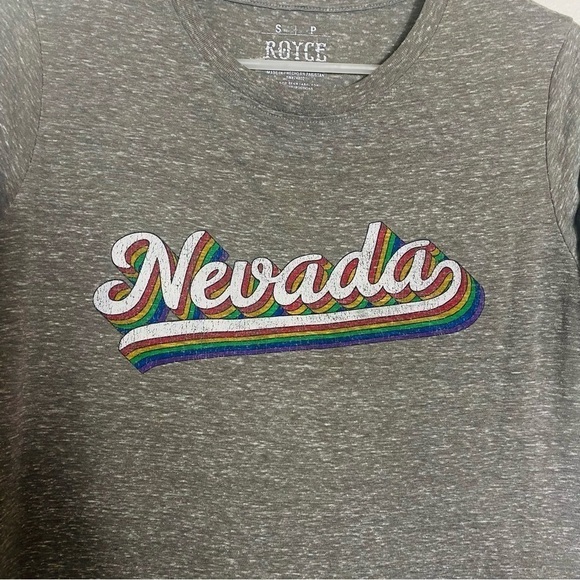 Royce Brand "Nevada" Women's Gray Tee Size:S - Picture 4 of 5